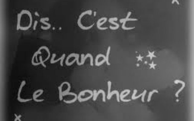 *STRESS* Le bonheur, une simple question de point de vue